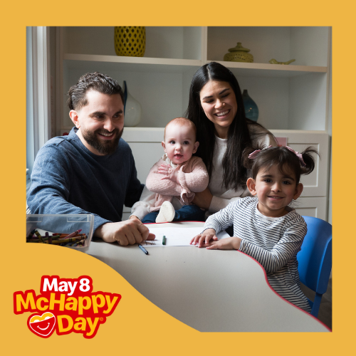 The Arif Family at Ronald McDonald House